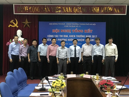 Hội nghị Tổng kết công tác TĐKT năm 2017 của Cụm Thi đua số 15 Thành phố Hà Nội.