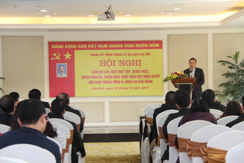 Hanoitourist tổ chức học tập, quán triệt, triển khai các Nghị quyết Hội nghị TW 6, Khóa XII của Đảng